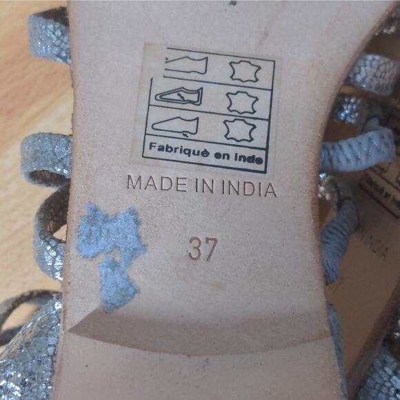 Free People Juliette Wrap Sandals Gladiator - Size 37 (US 7) - Picture 15 of 15